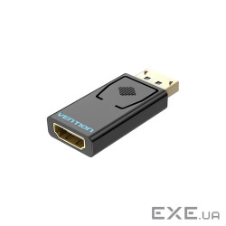Перехідник DP Male to HDMI Female black Vention (HBKB0)