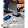 Зарядний пристрій Ugreen 6xUSB 200W (4хUSB-C+2xUSB-A) Gan CD271 (40914)