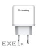 Мережевий зарядний пристрій ColorWay Power Delivery Port PPS USB (Type-C PD + USB Q (CW-CHS042PD-WT)