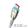 Кабель Baseus Glimmer Series Fast Charging Type-C 100W (1m) white (CADH000402)