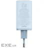 СЗУ Baseus GaN6 Pro Fast Charger 2 Type-C + 2 USB 65W white (P10162701213-00)