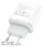 Мережевий зарядний пристрій HOCO C105A Stage dual port PD20W+QC3.0 charger White (6931474782946)