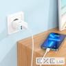 Мережевий зарядний пристрій HOCO C105A Stage dual port PD20W+QC3.0 charger White (6931474782946)