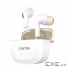 Навушники Canyon Hexagon 7 TWS ANC+ENC Wireless Charge White/Beige (CNS-TWS7WB)