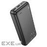 Зовнішній акумулятор HOCO J123A Element power bank(20000mAh) Black (6942007612067)