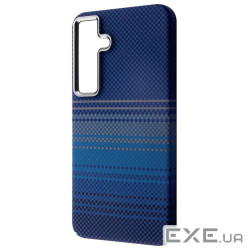 Чехол WAVE Gleam Case with Magnetic Ring Samsung Galaxy S26 blue stripes (65585 blue stripes)