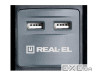 Мережевий подовжувач REAL-EL RS-3 USB CHARGE 1.8m, black (EL122500001)