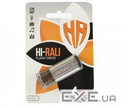 Флеш-накопичувач Hi-Rali 4 GB Stark Series Silver (HI-4GBSTSL)