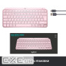 Клавіатура бездротова Logitech MX Keys Mini Wireless Illuminated UA Rose (920-010500)