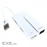 Перехідник USB to Ethernet Wiretek (WK-EU400w)