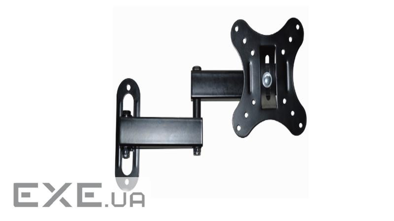 Кронштейн для TV PiPo PP-F03, 14"-24", до 15кг, поворотний , Black, Box (PP- F03 Black)