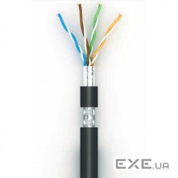 Кабель мережевий OK-Net OC-SFTP5E-VN-BOX / 305 (КППЕО-ВП (100) 4х (КППЭО-ВП (100) 4х2х0,51)