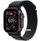 Apple Watch Ultra 3 GPS + Cellular 49mm Black Titanium Case with Black Alpine Loop - Sma (MF0Q4QP/A)