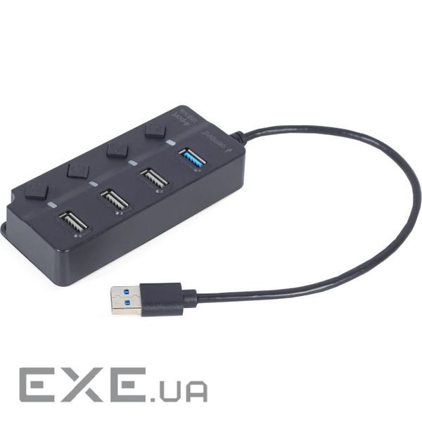 USB хаб із вимикачами GEMBIRD UHB-U3P1U2P3P-01