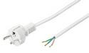 Кабель живлення пристроїв FreeEnd-IEC(Schuko) M/M 1.5m,3x0.75mm 16A прямий Pigtail,біли (75.05.1328) (75.05.1328)