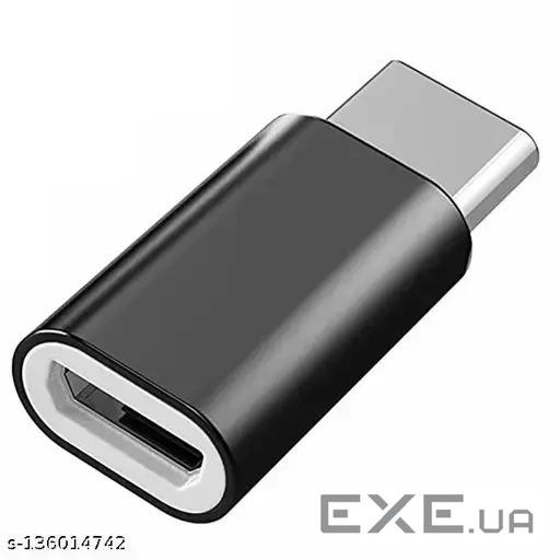 Перехідник обладнання USB Type-C-2.0microB M/F,(USB2.0) адаптер,різнобарвний (62.09.8408-1) (62.09.8408-1)