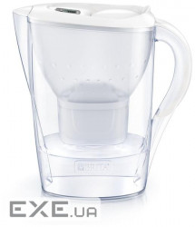 Фільтр-глечик Brita Marella Memo MX 2.4 л (1.4 л очищеної води), білий (1039270) (1039270)