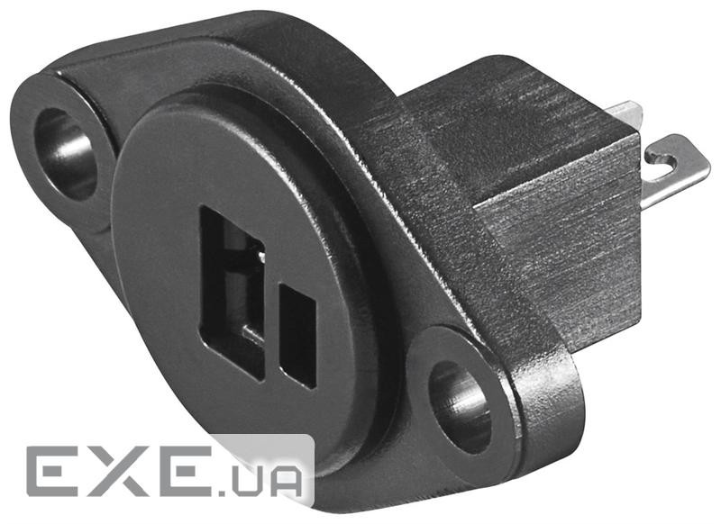 Гніздо FreeEnd-Speaker,/F приборний під пайку,чорний (75.01.1249-1) (75.01.1249-1)