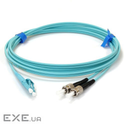 Патчкорд ST/UPC-LC/UPC MM (OM3) 15м Duplex Slim (UPC-15STLC(MM)D(ON)S)
