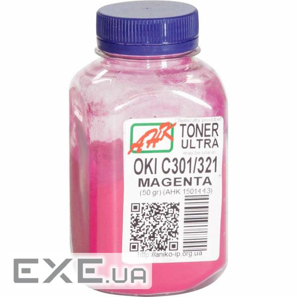 Тонер OKI C301/321, 50г Magenta AHK (1501443)