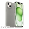 Чохол до мобільного телефона Armorstandart FAKE Leather Case Apple iPhone 15 Grey (ARM76289)