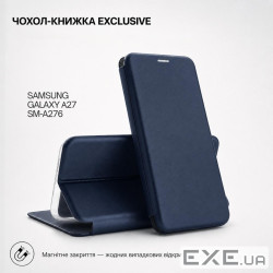 Чохол до мобільного телефона BeCover Exclusive Samsung Galaxy A27 SM-A276 Deep Blue (715685)