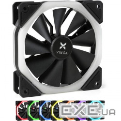 Кулер для корпуса Vinga RGB fan-04