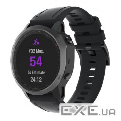 Ремінець для смарт-годинників Armorstandart Silicone 20mm для Garmin Fenix 5s/6s Black (ARM60799)