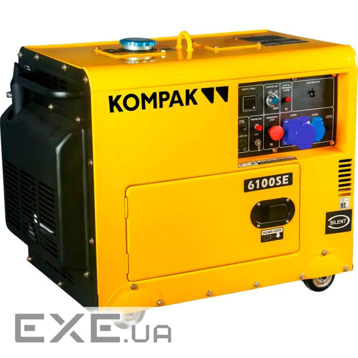 Дизельний генератор KOMPAK K6100SE