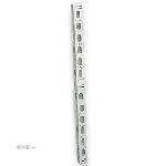 Боковий організатор кабеля з кришкою до шаф MGSE 42U, сірий (UA-MGSESM42G) (UA-MGSESM42G)