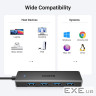 Концентратор Ugreen USB 3.0 to 4хUSB 3.0 1.0m Space Gray CM219 (35574)