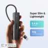 Концентратор Ugreen USB 3.0 to 4хUSB 3.0 1.0m Space Gray CM219 (35574)