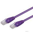 Патч-корд неекранований RJ45 UTP5e 2.0m,patch AWG28 D=4.5mm Gold Protect,фіолетовий (75.09.5228-10) (75.09.5228-10)