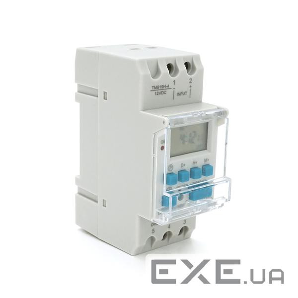 Таймер тижневий Sinotimer TM919H-4 програмований, РК екран, 16А , 12V, 35x65x87mm (YT-TM919H-4)