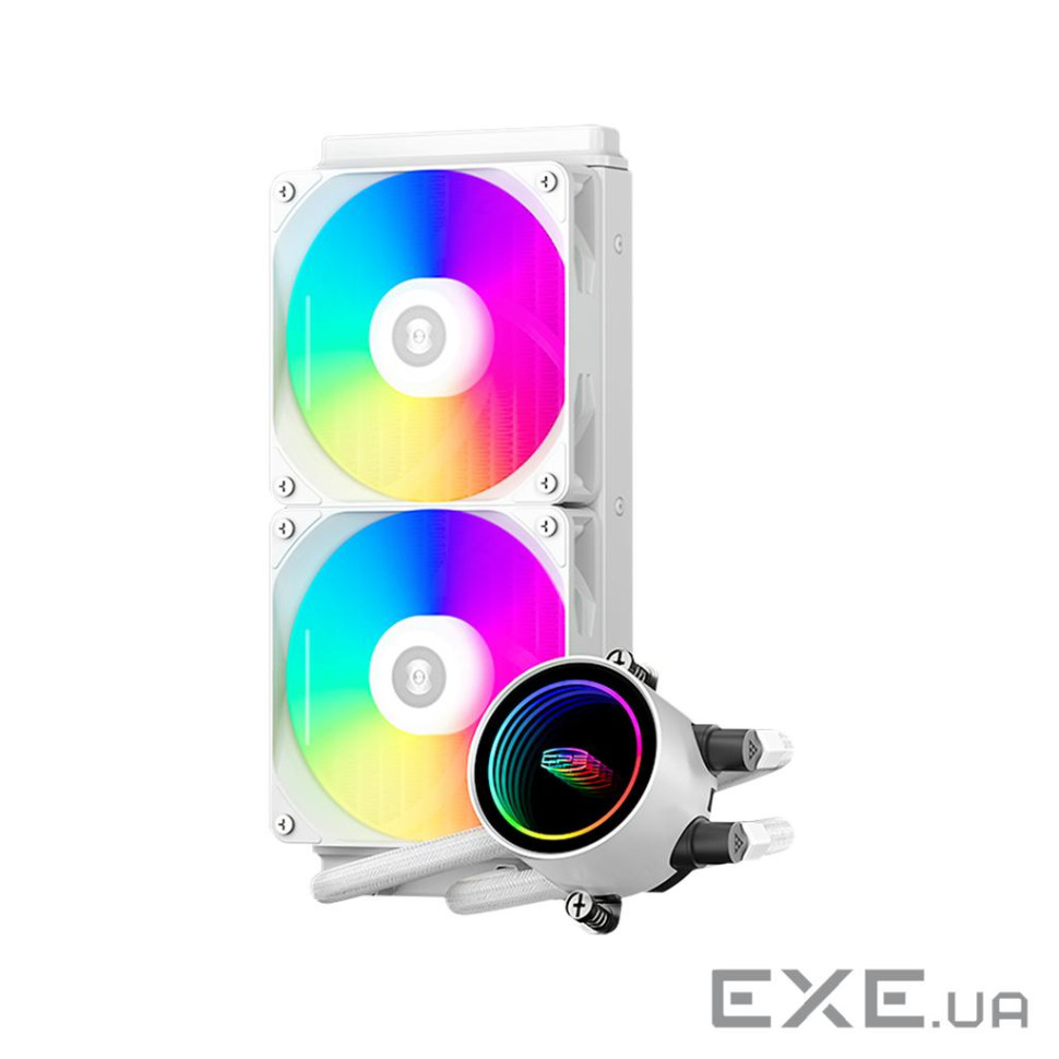 СРО PсCOOLER DA240 ARGB білий Intel LGA 20XX/1851/1700/1200/115X AMD AM5/AM4 (DA240-WHAWXX-GL)