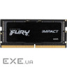 Модуль пам'яті KINGSTON FURY Impact SO-DIMM DDR5 6000MHz 32GB Kit 2x16GB (KF560S38IBK2-32)