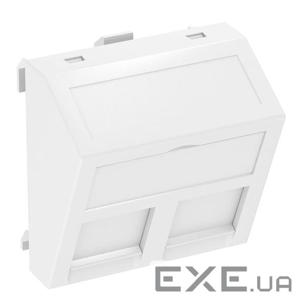 Інформ. панель кутова 45х45, (2 RJ45 R&M: Cat. 5 and Cat. 6) пуста / біла OBO Bettermann 6119298 OBO Bettermann 6119298