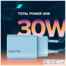 Зарядний пристрій Canyon 30CL OnCharge USB-C PD30W Light Blue (CNE-CHA30CLLBL)