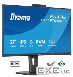 27" 16:9 IPS РК монітор, 2560х1440, 1 мс (MPRT), 7 5 Гц, 350 кд/м2, AdaptiveSync, 5 (XB2797QSNPH-B1)