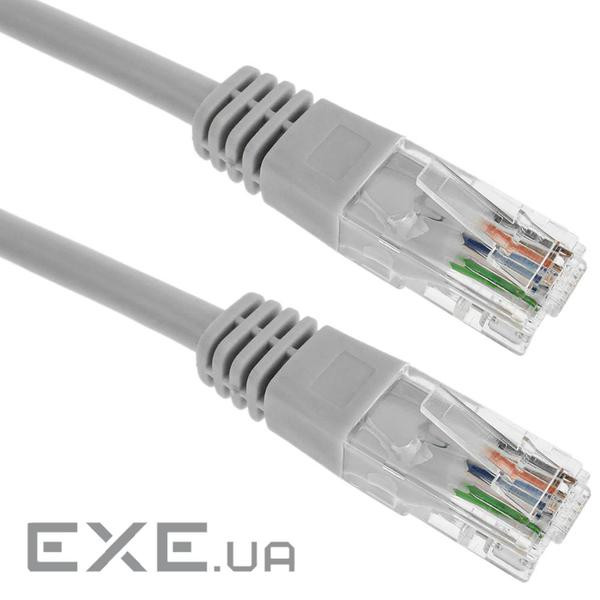 Патчкорд UTP Cat.5e ( 2м сірий ), CU (PAUT3200-CU) ), CU (PAUT3200-CU)