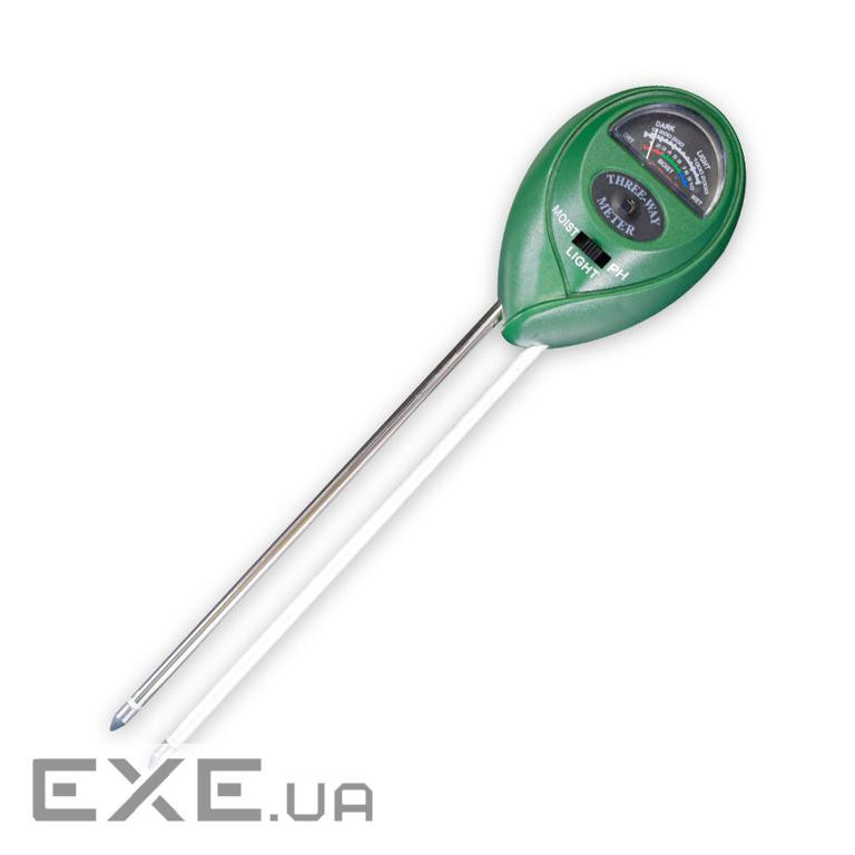 Аналізатор ґрунту TR-01 3в1, вимірювач кислотності pH, вологості, освітленості