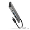 Концентратор AXAGON USB-C to 2xUSB-A + 2xUSB-C + HDMI 0.13m gray (HMC-5G2)