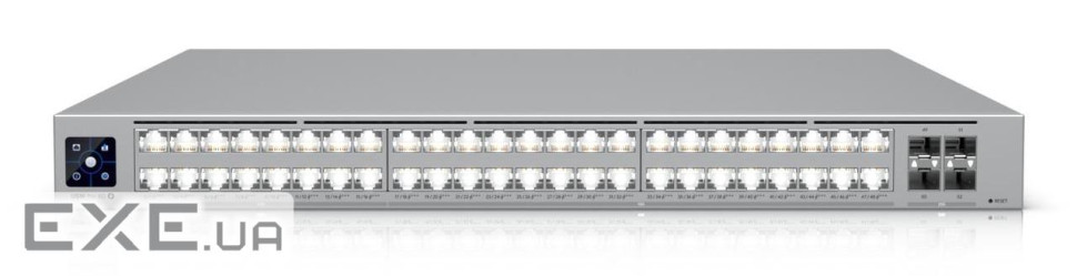 Ubiquiti Switch UniFi 16x2.5G RJ45/32x10G RJ45/4xSFP28 Managed PoE++ 1080W 19" R (USW-PRO-XG-48-POE)