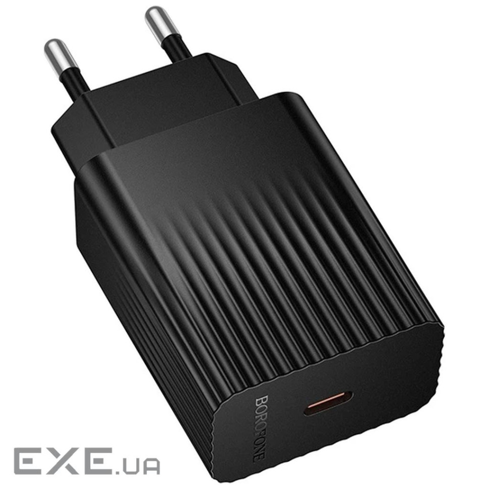 Зарядний пристрій BOROFONE BAS75A USB-C PD30W black (6941991122811)