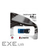 Флеш-накопичувач USB3.2 64GB Type-C Kingston DataTraveler 80 M Blue/Black (DT80M/64GB)