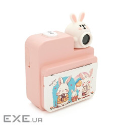 Дитячий фотоапарат JD30 з функцією миттєвого термодруку Рожевий Кролик, екран IPS 3-д (YT-JD30-Pink)