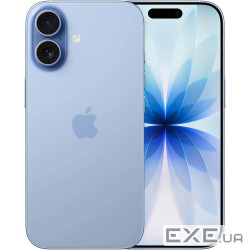 Смартфон Apple iPhone 17 256GB Mist Blue (MG6L4AF/A), 6.3" (2622х1206) Super Retina XDR / Apple A19