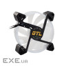 Вентилятор 120 мм, GTL Multicolor B3, White/Black, 120x120x25 мм, ARGB підсвічування (GTL-120LMCB3P ARGB)