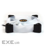 Вентилятор 120 мм, GTL Multicolor B3, White/Black, 120x120x25 мм, ARGB підсвічування (GTL-120LMCB3P ARGB)