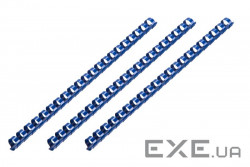 Пластикові пружини для біндера 2E, 28мм, сині, 50шт (2E-PL28-50CY) (2E-PL28-50CY)